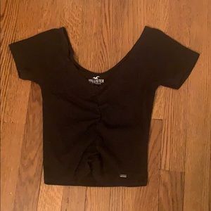 black hollister top